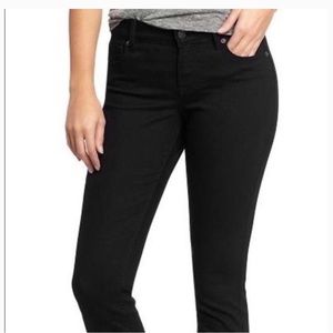 🎊Host Pick!🎊Old Navy Sweetheart black jeans size 0 short, zip, boot cut
